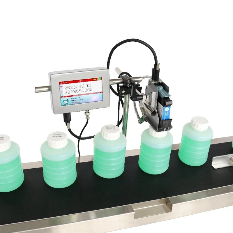 2-12.7mm Print Dimension Industrial TIJ Inkjet Printer for Bottle Plastic Pouches Bags