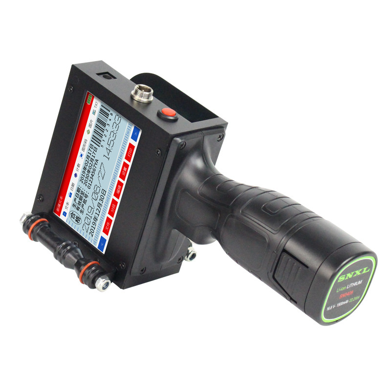 Portable Handheld Inkjet Printer Gun for Restaurant Expiry Date and Logo Printing