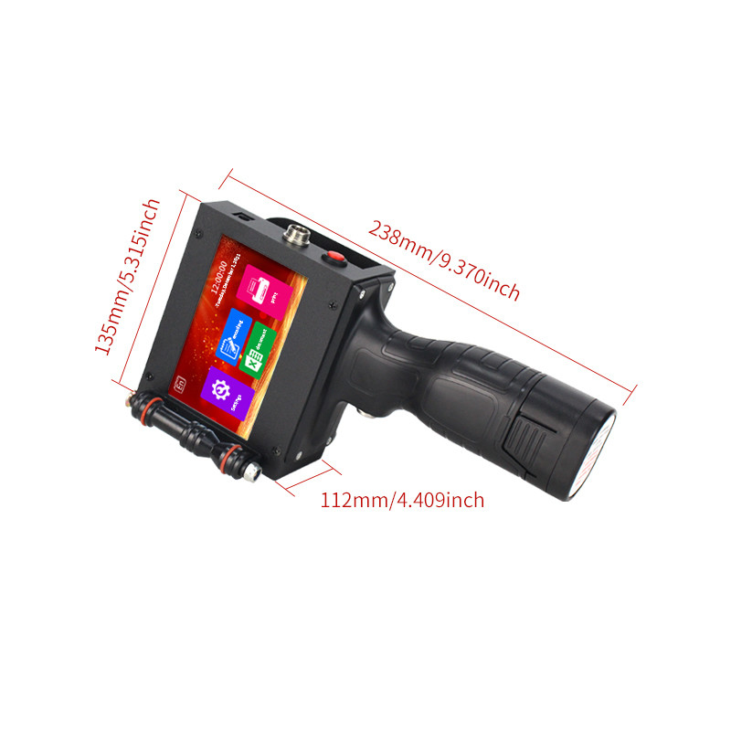 Handheld Expiry Date Printer Lian Lian J 130 12.7 mm for Portable QR Coding Machine